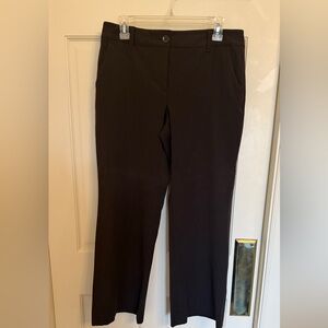 Talbots Espresso Brown Straight Leg Women's Pants, Size 10, Petit